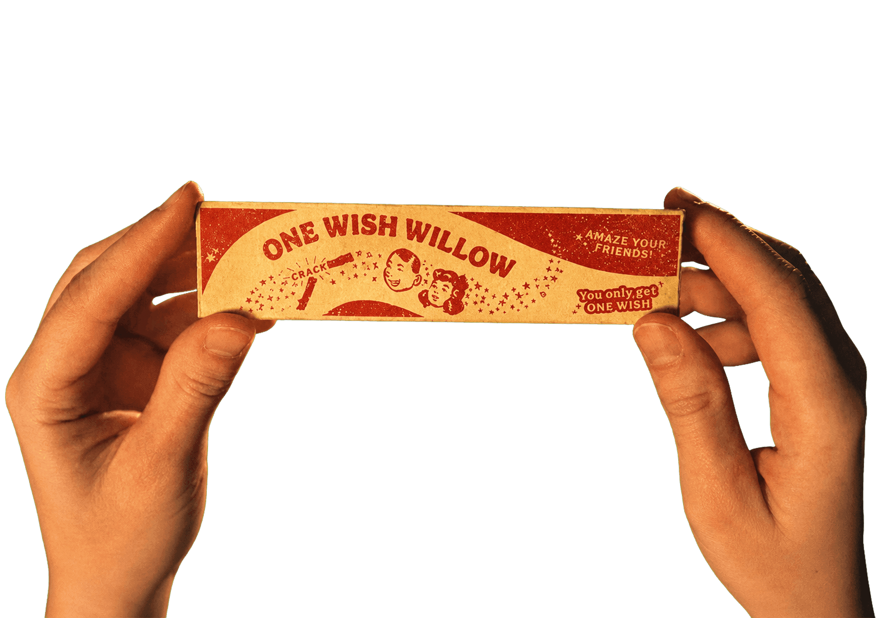 One Wish Willow box held in two hands